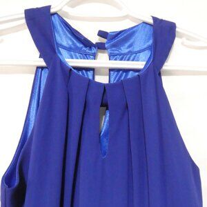 Unbranded | P2P 15 inches measured | Elegant Blue Sleeveless Maxi Dress